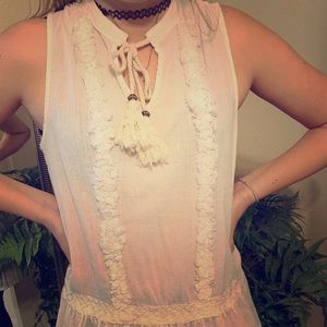 Boho style top